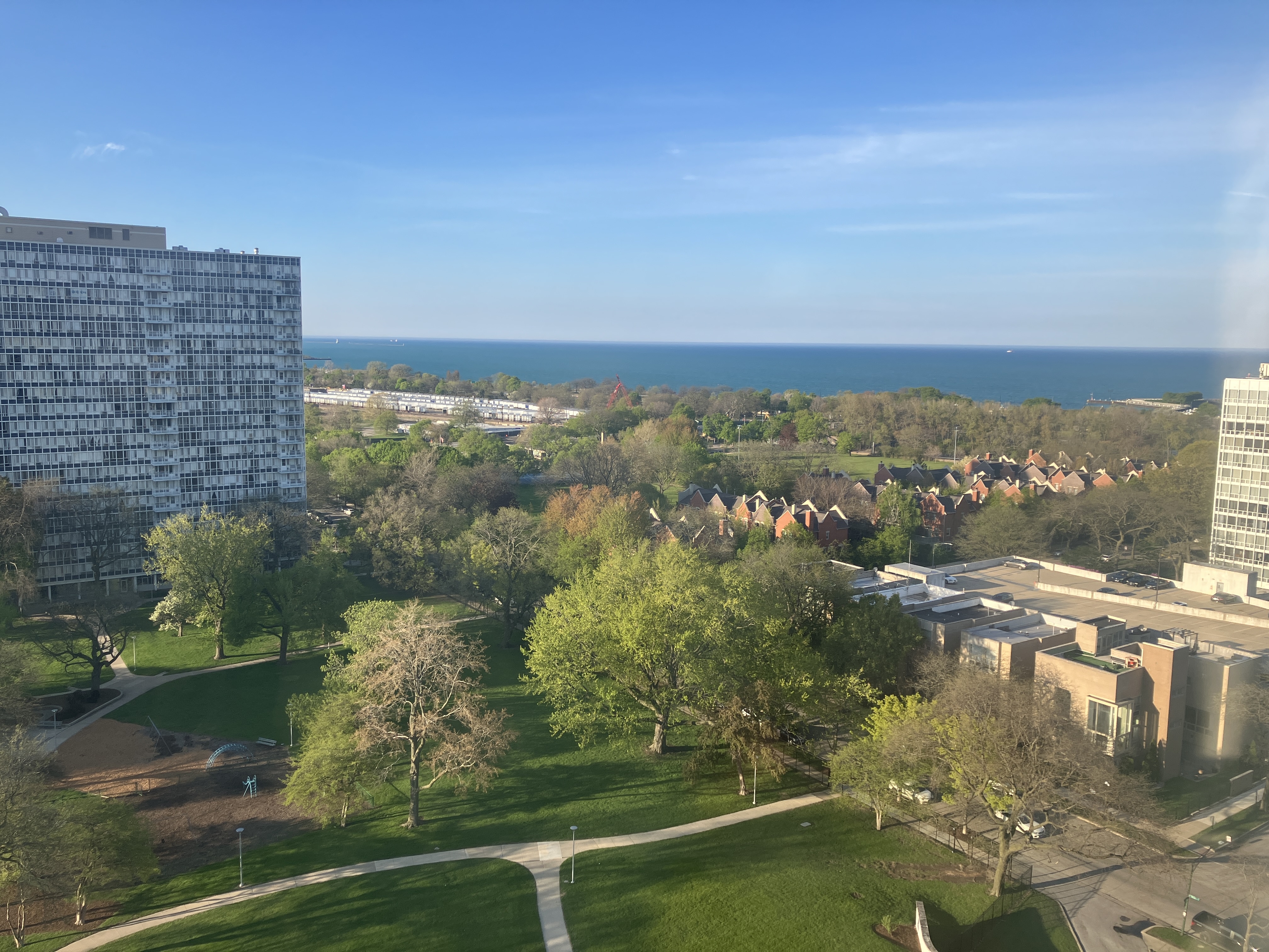 Lake view from apartment